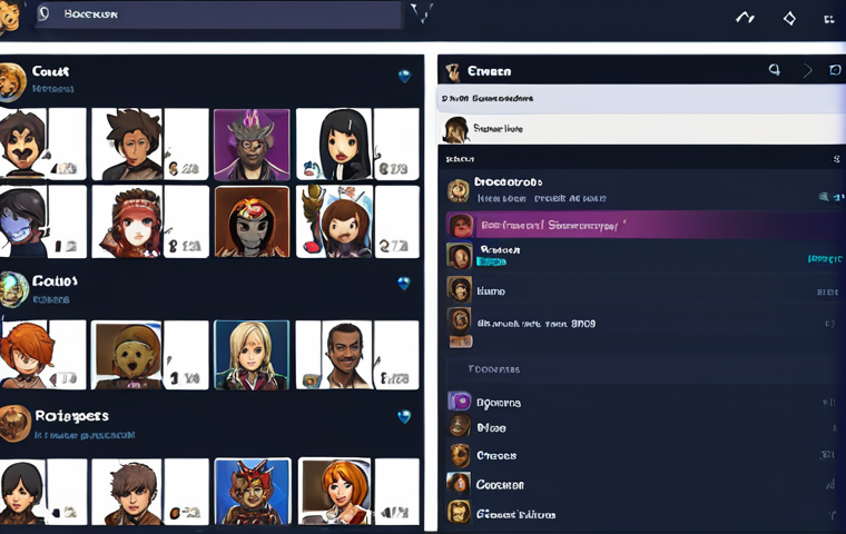 ** *A vibrant, bustling Discord server interface featuring screenshots from *Eternal Return*. Various text channels are visible with names like "Dicas e Estrat&eacute;gias" (Tips and Strategies), "Novos Jogadores" (New Players), and "Procurando Grupo" (Looking for Group). Emoticons and avatars of popular characters are scattered throughout. The overall feel is welcoming and active, highlighting the game's community aspect.* **