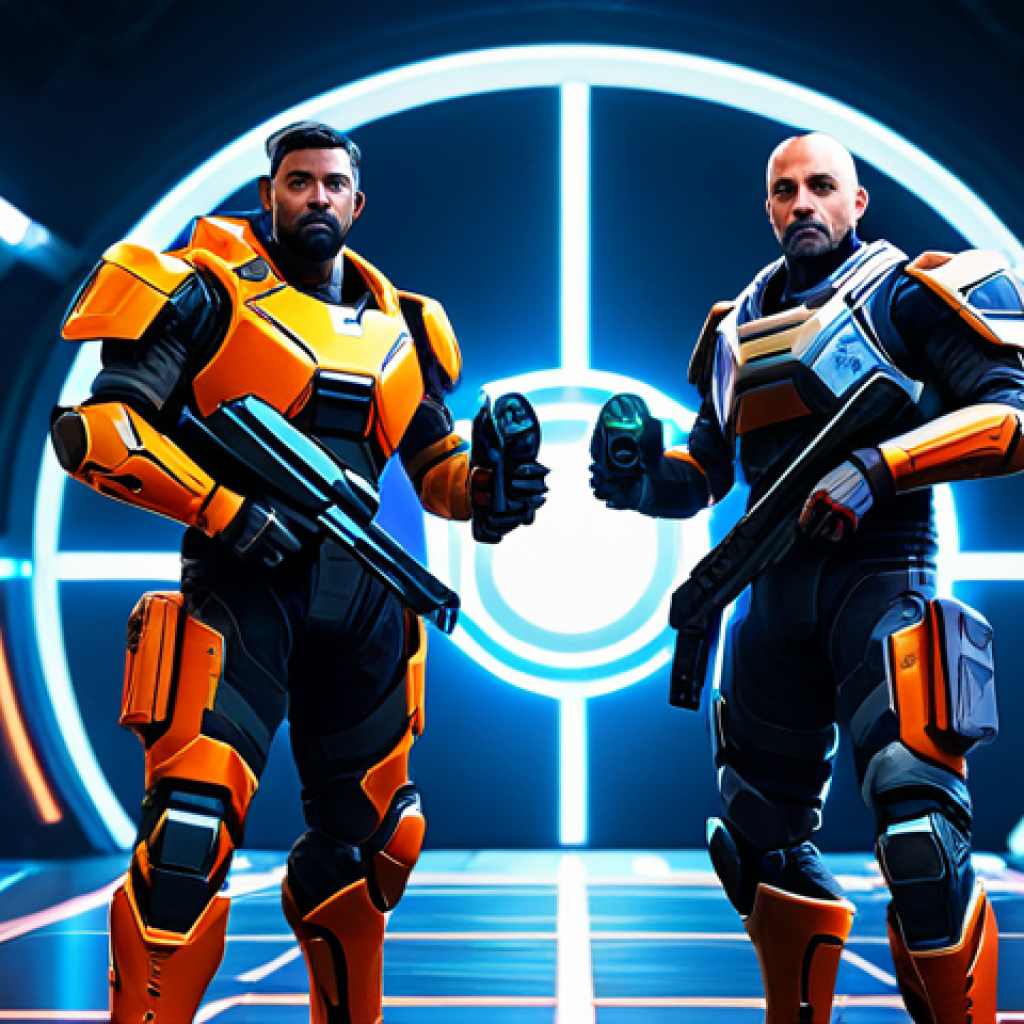 A diverse team of fully clothed, professional-looking characters, inspired by a strategic multiplayer online game, standing in a vibrant, futuristic arena on Lumia Island. Their stances and subtle glowing connections between them emphasize a powerful team synergy and intricate strategic planning. The background features dynamic, abstract energy effects representing the constantly evolving game meta. The image conveys the thrill of tactical cooperation and high-stakes competition. Professional photography, high detail, vibrant cinematic lighting, safe for work, appropriate content, perfect anatomy, correct proportions, natural pose, well-formed hands, proper finger count, modest clothing, family-friendly.
