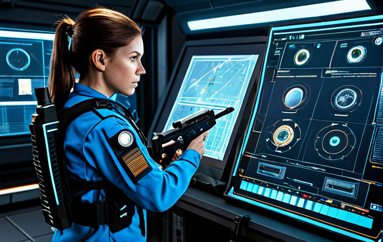 Strategic Item Combination** "A determined female character in appropriate tactical gear, fully clothed, carefully examining a holographic display showcasing weapon schematics and synergistic item combinations. Background: A futuristic workshop filled with tools and glowing energy sources. Safe for work, professional concept art, perfect anatomy, dynamic lighting, appropriate attire, high quality." **