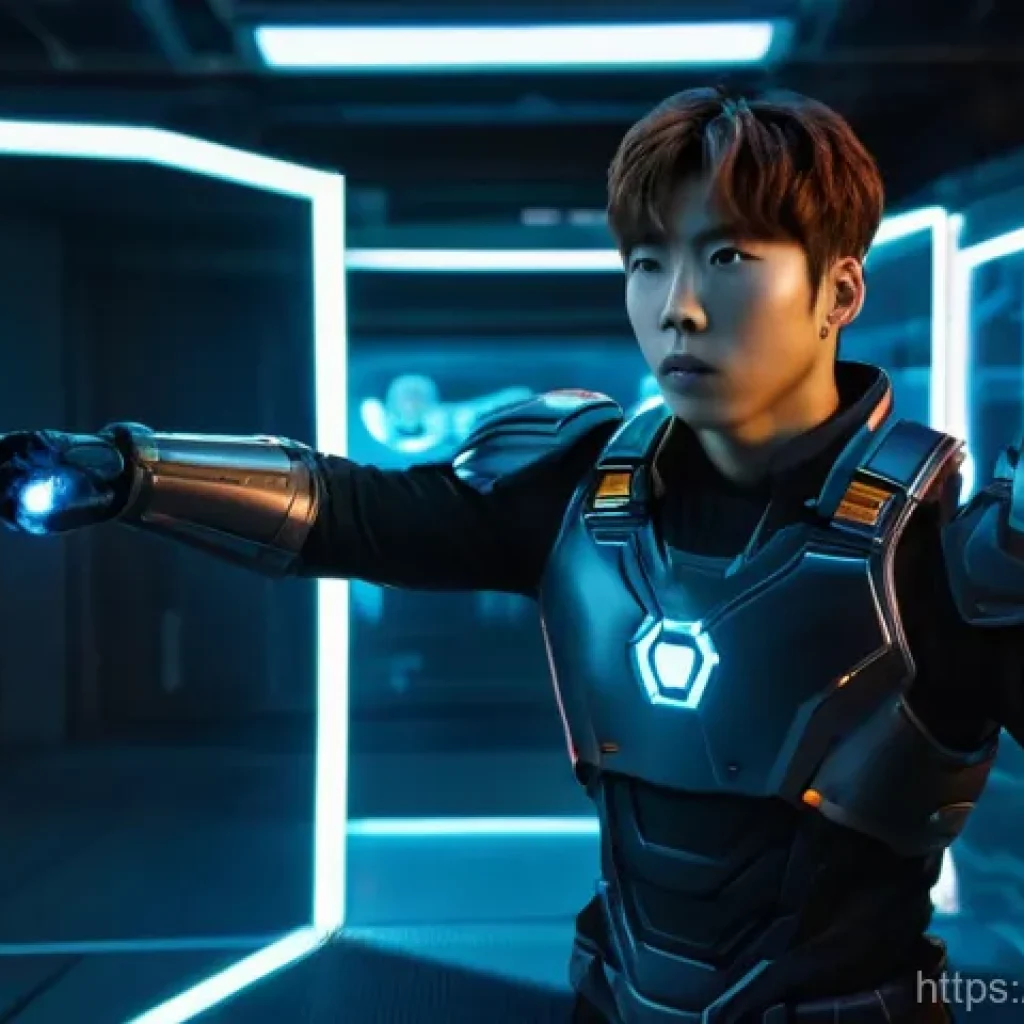 이터널리턴 시즌별 캐릭터 변화 - **Prompt 1: Hyunwoo's Post-Nerf Adaptation** A highly detailed, dynamic illustration of Hyunwoo,...