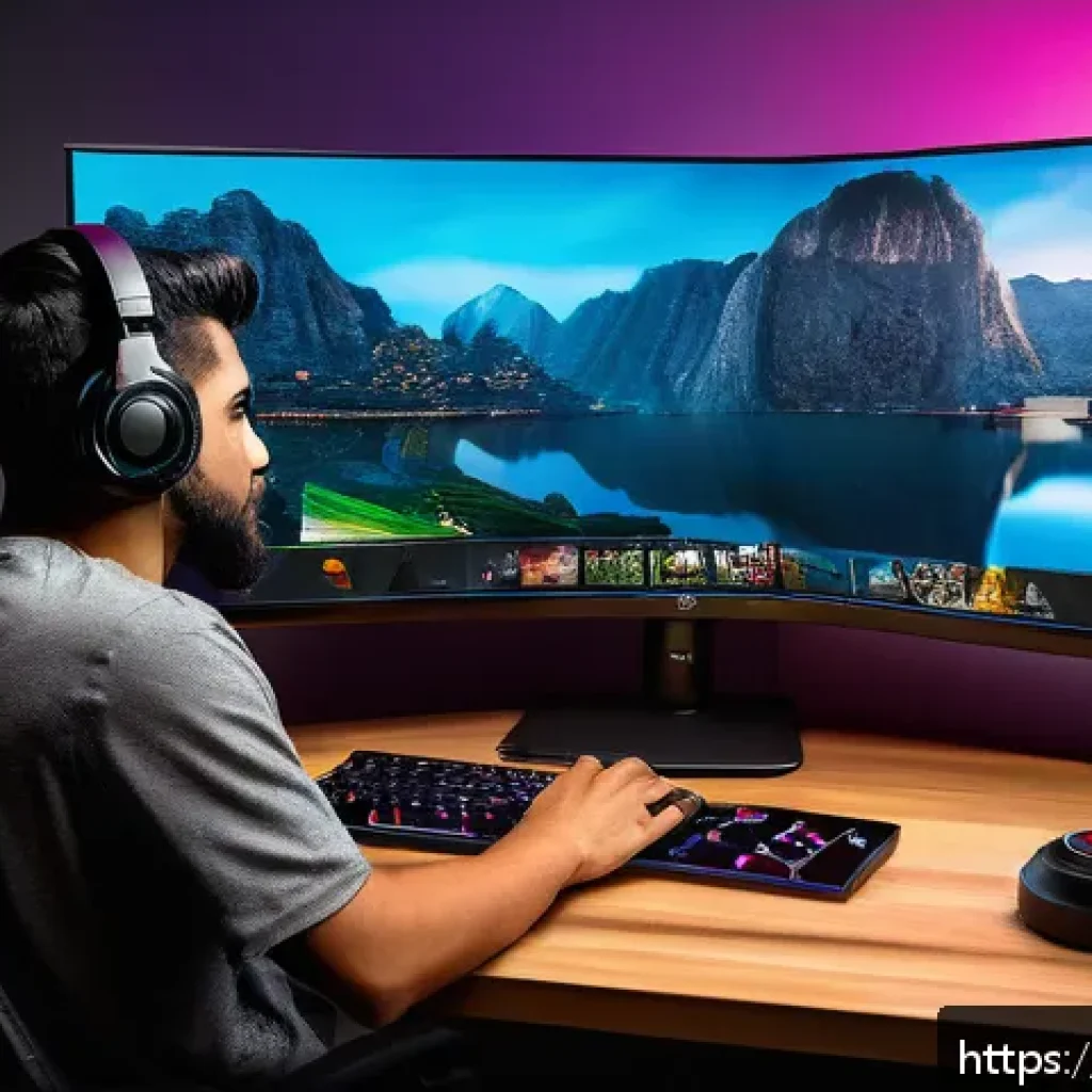 이터널리턴 스트리밍 콘텐츠 기획 - A professional gaming live stream setup in a cozy home corner, featuring a streamer wearing casual c...