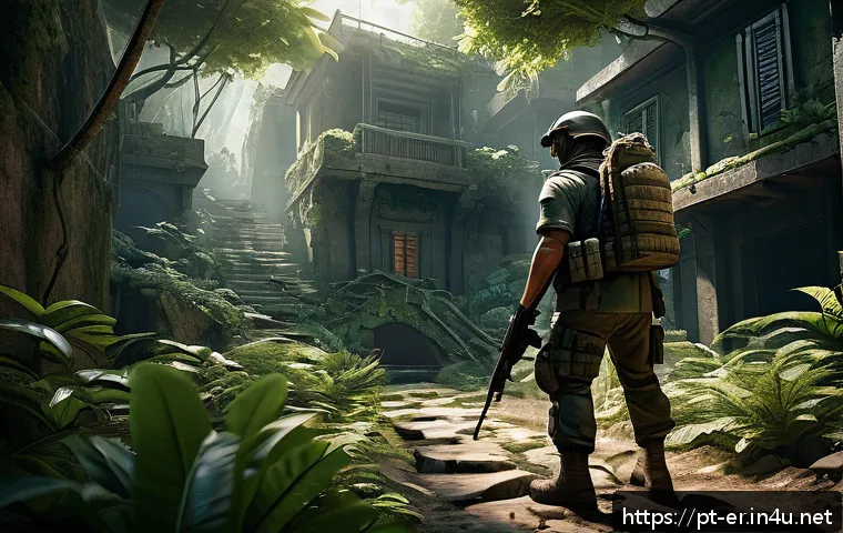 이터널리턴 신규 지역 루트 확인 - A dynamic gaming scene set in a lush, strategic map environment featuring a skilled player character...